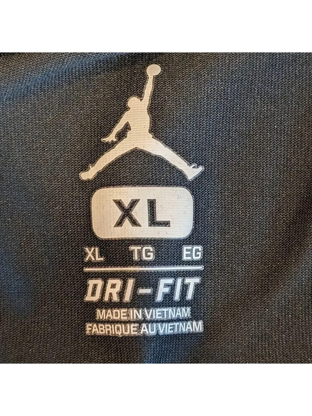 Jordan BECOME LEGEND Black SS Dri-fit Tshirt Size XL EUC